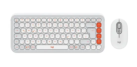 Комплект Logitech Pop Icon Combo - White - US INT'L - BT - NA - INTNL-973