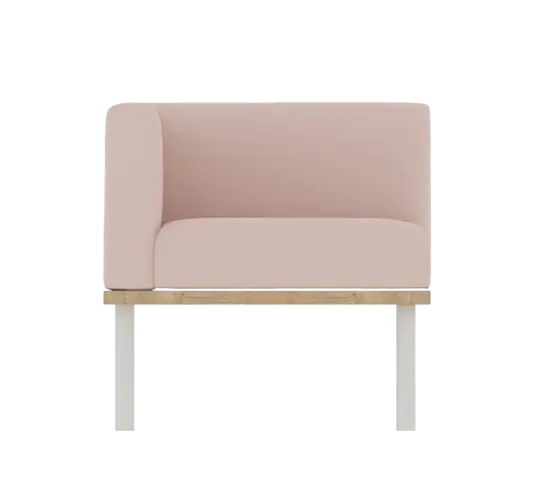 Диван модулен ЕЛБЕТИЦА KNP02 десен - снимка отпред