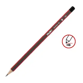 Молив графитен с гума Milan 133 HB триъгълен