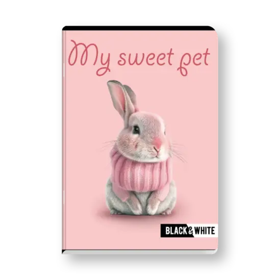 Тетрадка телчета А5 офсет 24 л малки квадратчета 40 бр