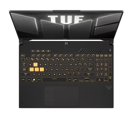 Лаптоп Asus TUF F16 FX607VJR-TU307,INTEL C7 230H,16.0  WUXGA 1920X1200 16:10 , AG,144 Hz16GB DDR5 5600 Mhz(2*8),512 GB M.2 SSD,RTX 3050 6GB GDDR6,Wi-Fi 6(802.11ax),Backlit Chiclet Keyboard 1-Zone RGB, no OS, Mecha Gray