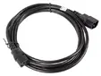Кабел Lanberg extension power supply cable IEC 320 C13 - C14 3m VDE, black