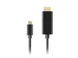 Кабел Lanberg USB-C (M) - HDMI (M) cable 1.8m 4K 60Hz, black