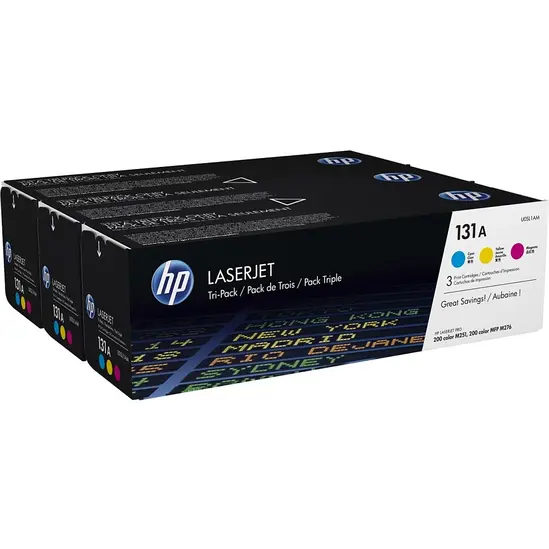 Консуматив HP 131A 3-pack CyanMagentaYellow Original LaserJet Toner Cartridges