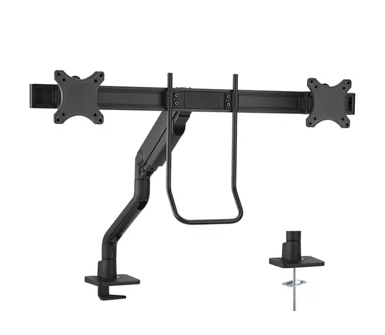Стойка Neomounts Next One Desk Mount, double display crossbar (topfix clampgrommet)