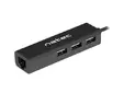 USB хъб Natec usb 2.0 hub dragonfly 3x port usb 2.0 usb+rj45