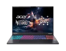 Лаптоп Acer Nitro 16S AI, AN16S-61-R28Q , AMD Ryzen AI 9 365 (up to 5.0Ghz, 24MB), 16" WQXGA (2560x1600)IPS 180Hz, 1*16GB DDR5 (1 slot free), 1024GB PCIe NVMe SSD, GeForce RTX 5070 8GB GDDR7, WiFi 6E, BT 5.3, No Os, Black