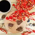 Бонбони Roshen candy nut софт карамел и фъстък 1кг