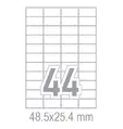 Самозалепващи етикети 48.5x25.4 44 бр.