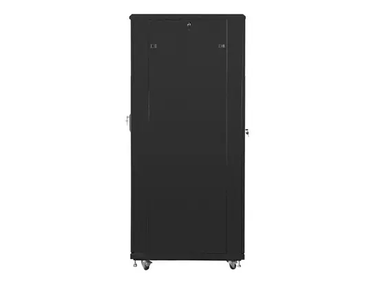 Комуникационен шкаф Lanberg rack cabinet 19' free-standing 42U800x1000 (flat pack) with mesh door black