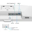 Монитор BenQ GW2790QT 27" IPS, 5ms, QHD 2560x1440, 75Hz, 99% sRGB, Eye Reminder, Flicker-free, LBL, B.I. Gen2, ePaper, 1000:1, 20M:1 DCR, 8 bit, 350cd/m2,HDMI,DP, USB-C 60W, Daisy Chain, 3xUSB 3.2, 2Wx2, HAdj. Stand 110mm, Headph. jack, Line In,Tilt, VESA