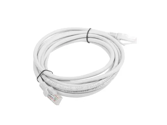 Кабел Lanberg patch cord CAT.5E 3m, grey