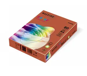 Цветна хартия ZR 09 BRICK RED 500 л наситен