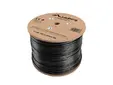 Кабел Lanberg LAN cable CAT.6 utp 305m solid outdoor gel-filled cu black fluke passed