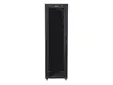Комуникационен шкаф Lanberg rack cabinet 19' free-standing 42U600x800 (flat pack) with glass door lcd black v2
