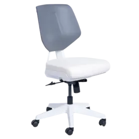 Работен стол ГЕРАНА- снимка отпред, бяла кръстачка