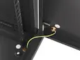 Комуникационен шкаф Lanberg rack cabinet 19' wall-mount 12U600x450 for self-assembly with metal door black (flat pack)