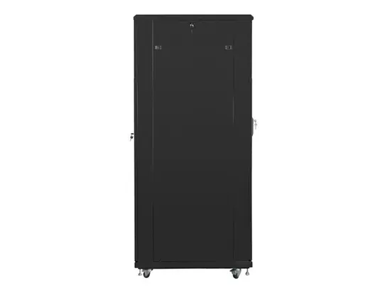 Комуникационен шкаф Lanberg rack cabinet 19' free-standing 42U800x1000 (flat pack) with mesh door black
