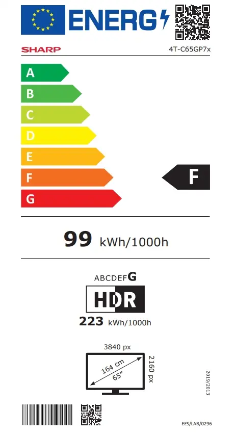 Телевизор Sharp 65GP7265E, 65' QLED Google TV, 4K Ultra HD 3840x2160 Frameless, AQUOS, DVB-TT2CSS2, Active Motion 1200, HDR10, Dolby Atmos, Dolby Vision, Google Assistant, HARMANKARDON, Chromecast Built-in, Aluminium, USB, Wi-Fi, Bluetooth, LAN, Sola