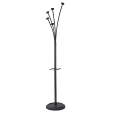 Закачалка за дрехи EGEYA 03- черна, метална,с 5 куки