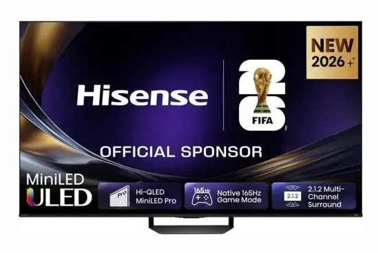 Телевизор Hisense 75"U7S Pro, 4K Ultra HD 3840x2160, ULED, FALD, Quantum Dot, 165Hz, IPS, HDR 10+, HLG, Dolby Vision IQ, Dolby Atmos, Smart TV, WiFi 5GHz, WiFi Direct, BT, Anyview Cast,light sensor,Solar Powered Remote, 4xHDMI, 2xUSB, LAN, CI+, DVB-T2/C/S
