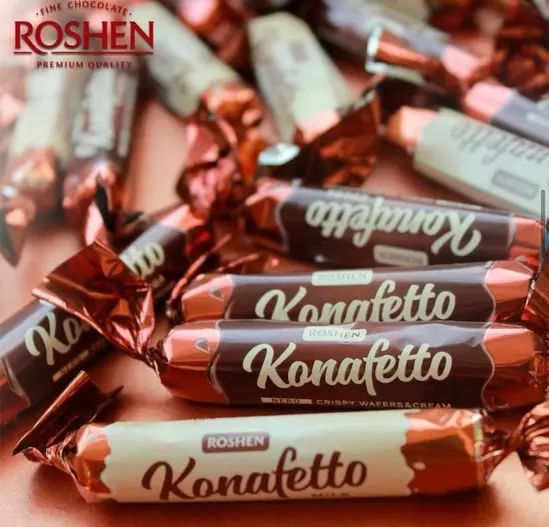 Пурички Roshen konafetto вафлени 1 кг