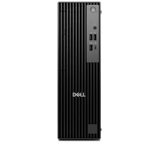 Настолен компютър Dell Pro Slim QCS1250, Intel Core Ultra 5 235 (13 TOPS NPU, 14 cores, up to 5.0GHz), 1x 8GB, DDR5, up to 5600 MTs, 512GB SSD, Integrated Graphics, Bulgarian Keyboard&Mouse, 180W, Windows 11 Pro, 3Y PS