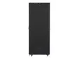 Комуникационен шкаф Lanberg rack cabinet 19' free-standing 47U800x1000 (flat pack) with glass door lcd black v2