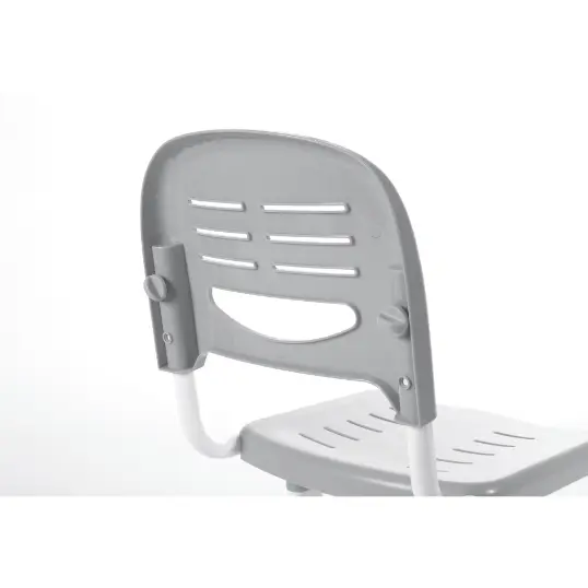 Комплект ученически чин и стол 201 сив