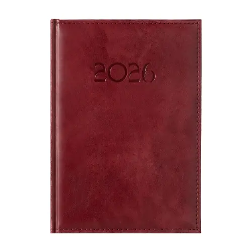 Календар - бележник ВИХРЕН B5-червен цвят корица