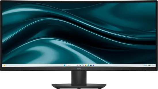 Монитор Dell SE3426DW, 34" LED, VA AG Curved 21:9, WQHD 3440x1440, 99% sRGB, 1 ms MPRT, 4 ms GTG, 165Hz, 3000:1, 300 cd/m2, AMD FreeSync, VRR, 2xHDMI, DisplayPort, PIP, PBP, Tilt, Black