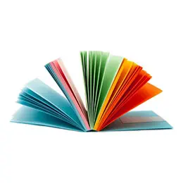 видове Цветна хартия и картон