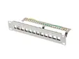 Пач панел Lanberg patch panel blank 12 port 1U 10' ftp for keystone modules grey v2