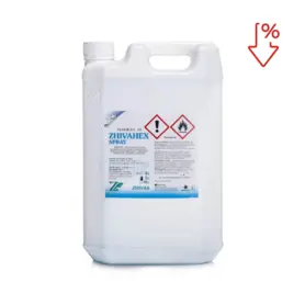 Дезинфектант за повърхности Живахекс спрей 5 л  с пиктограма за намаление