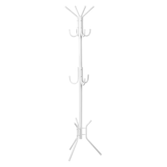 Закачалка за дрехи 8104- снимка отпред, бял