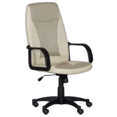 Директорски стол ФЕОДОР- снимка отпред, бежов цвят