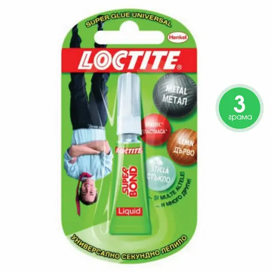 Лепило секундно Loctite Super Bond 3 гр