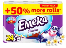Тоалетна хартия Emeka Paradise, 24+6 бр.