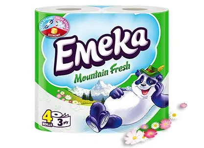 Тоалетна хартия Емека Mountain fresh 4 бр.
