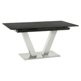 Трапезна маса ДАРИН разтегателна- черен плот