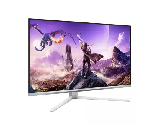 Монитор Philips 32M2N8900P, 31.5" QD-OLED, 3840x2160@240Hz, 0.03ms GtG, 250cd/m2 (SDR), 1000cd/m2 (HDR), 1.500.000:1, Mega Infinity DCR, Adaptive Sync, FlickerFree, SoftBlue tech., 5Wx2+DTS, Tilt, Height Adjust, Swivel, 2xHDMI, DP, USB hub, KVM