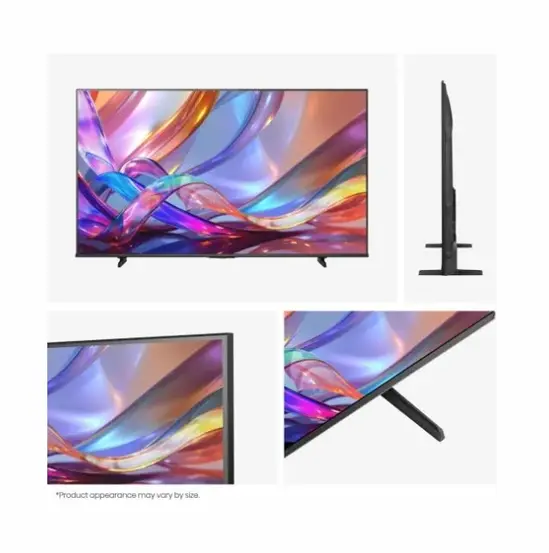 Телевизор Hisense 43" E7S, 4K Ultra HD 3840x2160, QLED, Quantum Dot, HDR 10+, HLG, Dolby Vision, Light Sensor, Smart TV, WiFi 5GHz, WiFi Direct, BT, Anyview Cast, 3xHDMI, 2xUSB, LAN, CI+, DVB-T2/C/S2, Black