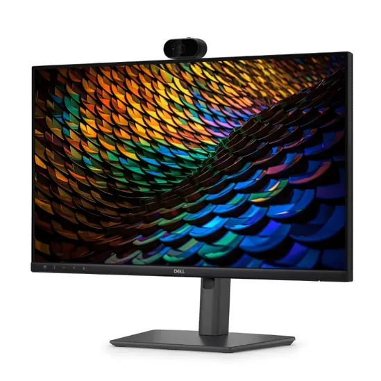 Монитор Dell P2426HEB, 23.8" Conferencing Monitor, IPS Anti-Glare, 5ms, 120 Hz, 1500:1, 300 cd/m2, FHD 1920x1080, 99% sRGB, HDMI, Display Port, USB-C Hub, RJ45, Webcam, Mic, Speacers, KVM Switch, PD 90W, Height Adjustable, Pivot, Swivel, Tilt, Black