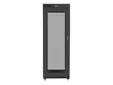 Комуникационен шкаф Lanberg rack cabinet 19' free-standing 27U800x1200 (flat pack) with mesh door lcd black