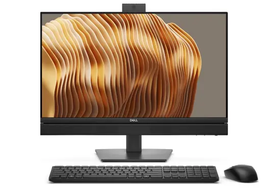 Настолен компютър - всичко в едно Dell Pro 24 All-in-One QC24250, Intel Core Ultra 7 265 (13 TOPS NPU, 20 cores, up to 5.3GHz), 23.8', FHD 1920x1080, 100 Hz, IPS, AG, 1x16 GB, DDR5, up to 5600 MTs, 512GB SSD, Integrated Graphics, Height Adjustable Stand,