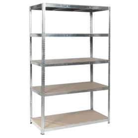 Метален стелаж BTL цинк 180x120x60см 250кг рафт - сглобен, празен