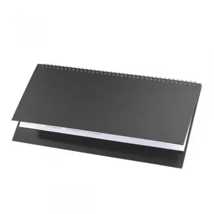 Настолен календар бележник NUVOLA- черен цвят