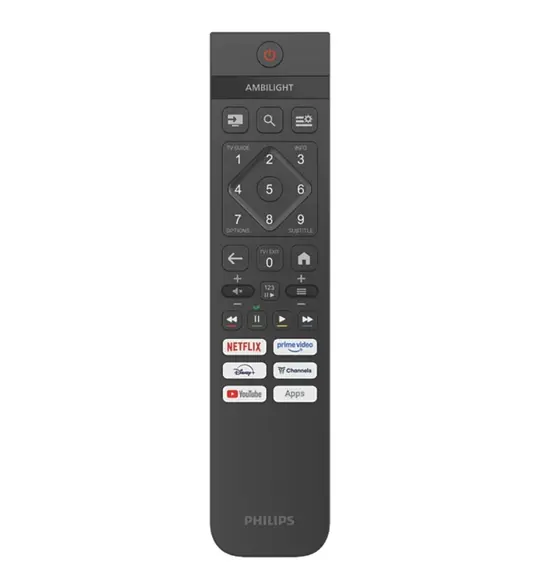 Телевизор Philips 43PUS8001/12, 43" 4K UHD LED, 3840 x 2160p, 60Hz, 3 sided Ambilight, DVB-T/T2/T2-HD/C/S/S2, CL+2.0, Perfect Pixel UHD, HDR10, HLG, Titan OS, Dolby Atmos, 3*HDMI, 2*USB, 802.11ac, BT 5.2, Easy Link 3.0, 20W RMS, Black