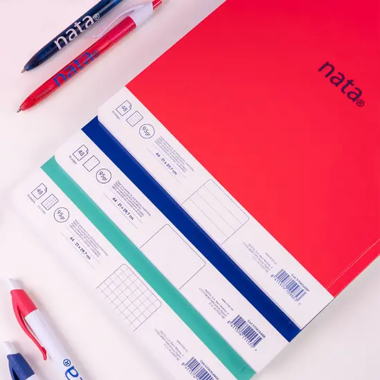Тетрадка А4 Nata Milan 48 л 3 броя