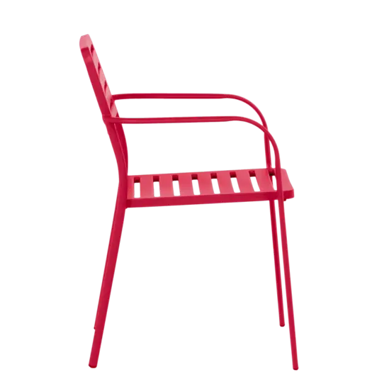 Градински стол ЛАЗУР-сниман отстрани